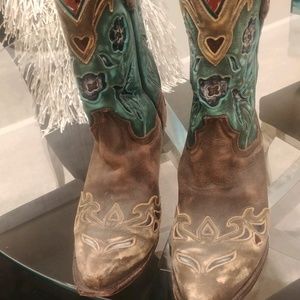 Dan Post Vintage Bluebird Cowboy Boot